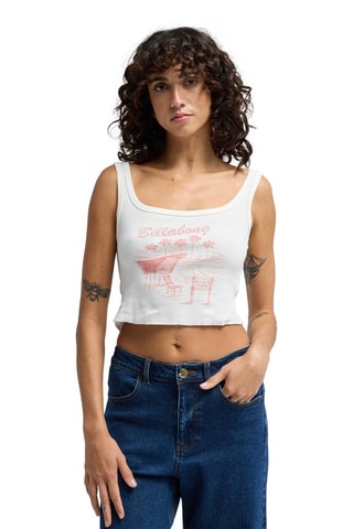 Crop top In my dreams - Wit - Billabong