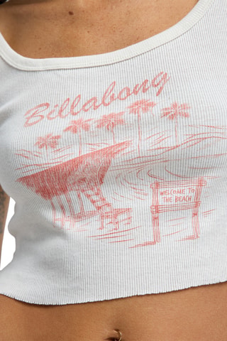 Crop top In my dreams - Wit - Billabong