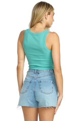 Crop top Under palm trees - Turquoise - Billabong