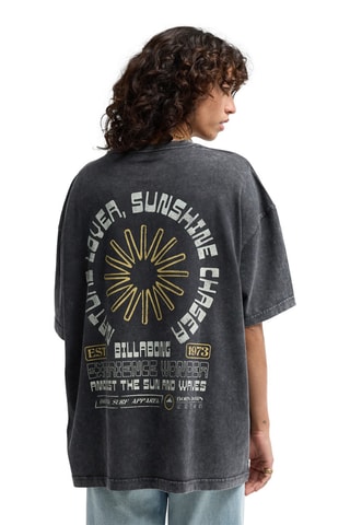 T-shirt loose Sunshine Chaser - Antraciet - Billabong