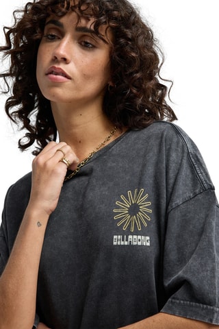 T-shirt loose Sunshine Chaser - Antraciet - Billabong