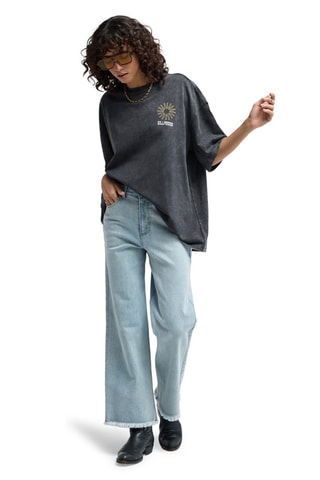 T-shirt loose Sunshine Chaser - Antraciet - Billabong