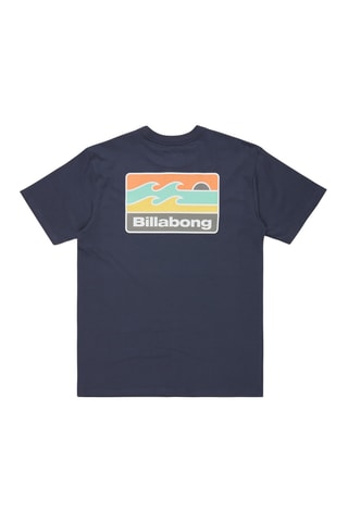 T-shirt regular Walled - Marineblauw - Billabong