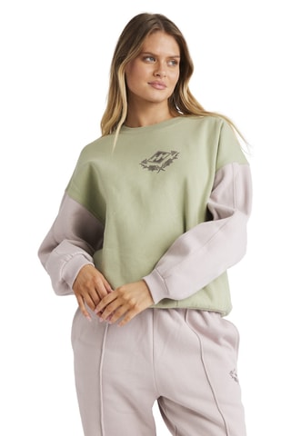 Sweater The Original Vibes Kendall - Lichtgroen en Paars - Billabong