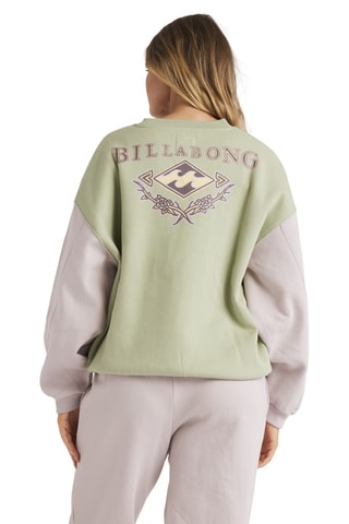 Sweater The Original Vibes Kendall - Lichtgroen en Paars - Billabong