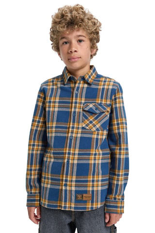 Camicia Marshal Flannel - Cobalto e arancione - DC Shoes