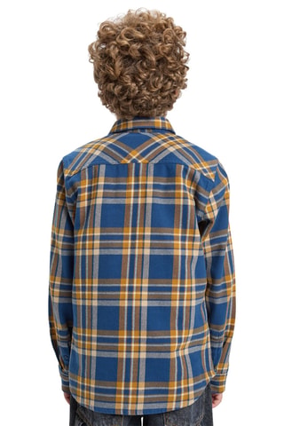 Camicia Marshal Flannel - Cobalto e arancione - DC Shoes