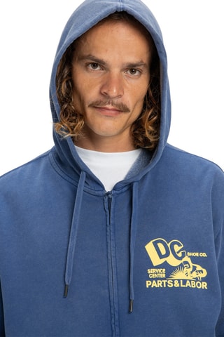 Sweater met Capuchon DC Parts Dep - Kobaltblauw - DC Shoes