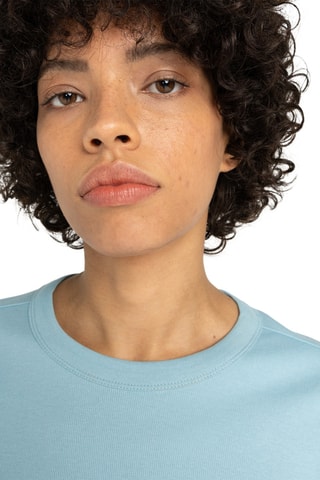 Biologisch Katoenen Crop Top Icon - Hemelsblauw - Element