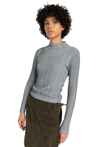 Top Roll Neck W - Kobaltblauw - Element