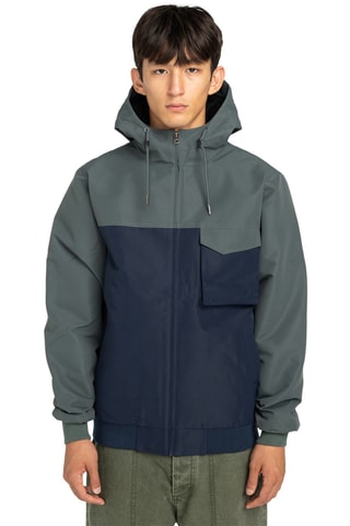 Windjack met Capuchon Dulcey - Marineblauw en Kobaltblauw -  Element