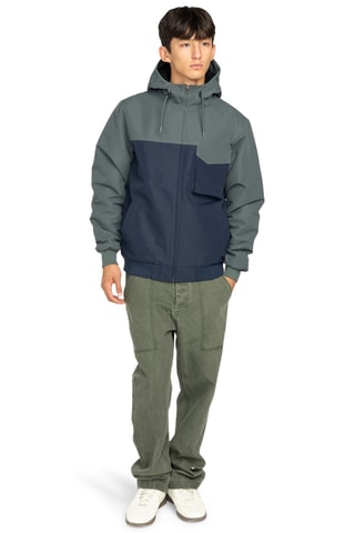 Windjack met Capuchon Dulcey - Marineblauw en Kobaltblauw -  Element