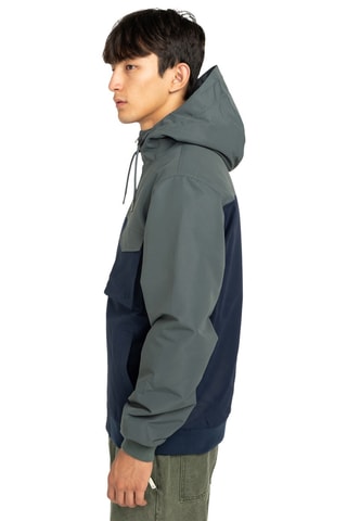 Windjack met Capuchon Dulcey - Marineblauw en Kobaltblauw -  Element