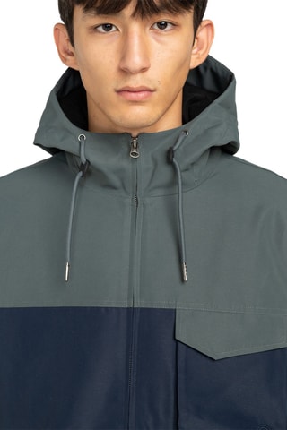 Windjack met Capuchon Dulcey - Marineblauw en Kobaltblauw -  Element