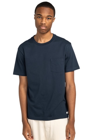Biologisch Katoenen T-shirt Regular Icon - Nachtblauw - Element