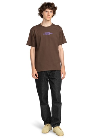 Biologisch Katoenen T-shirt Regular Mainline - Bruin - Element