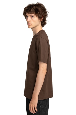 Biologisch Katoenen T-shirt Regular Mainline - Bruin - Element