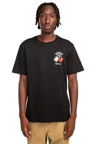 T-shirt regular in cotone bio Mainline - Nero - Element