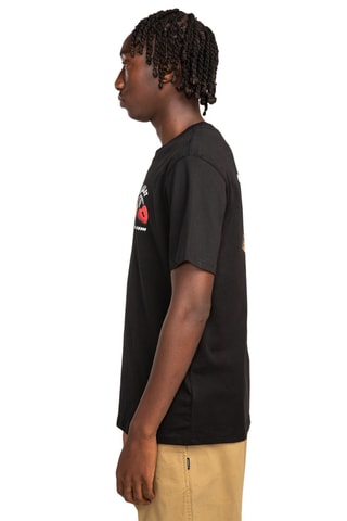 T-shirt regular in cotone bio Mainline - Nero - Element