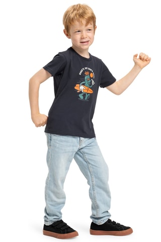 T-shirt Ev Gone Surfing - Nero - Quiksilver