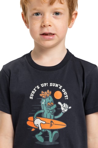 T-shirt Ev Gone Surfing - Nero - Quiksilver