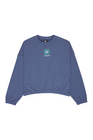 Biologisch Katoenen Sweater Tapah - Kobaltblauw - Quiksilver
