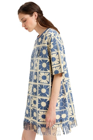 Biologisch Katoenen Shirtjurk Flore - Geel - Quiksilver