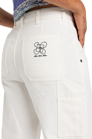 Broek Hoge Taille Essentials - Wit - Quiksilver