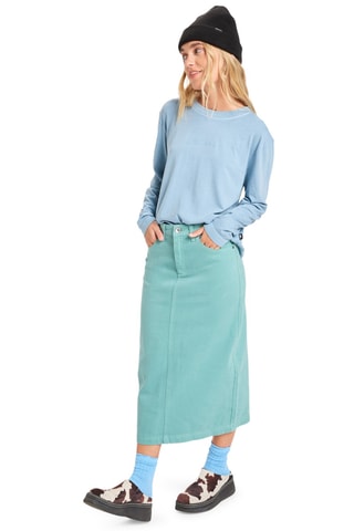 Rechte Rok Mason - Zeegroen - Quiksilver