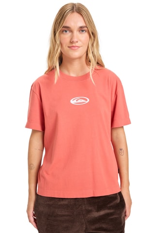 Biologisch Katoenen T-shirt Standard - Rood - Quiksilver