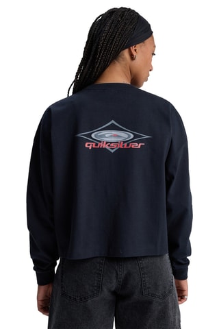 Biologisch Katoenen Oversized T-shirt Archive - Zwart - Quiksilver