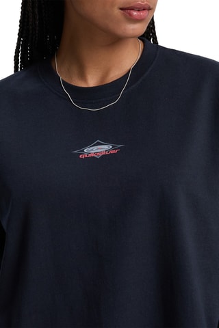 Biologisch Katoenen Oversized T-shirt Archive - Zwart - Quiksilver