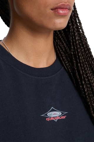 Biologisch Katoenen Oversized T-shirt Archive - Zwart - Quiksilver