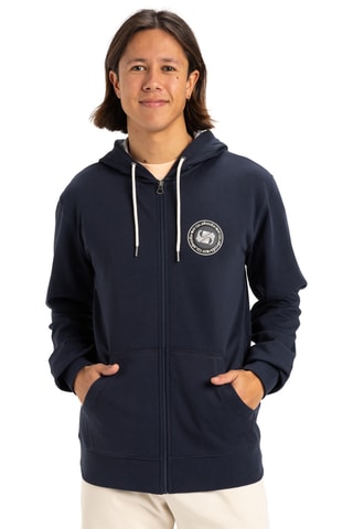 Sweater met Capuchon Circle Black - Marineblauw - Quiksilver