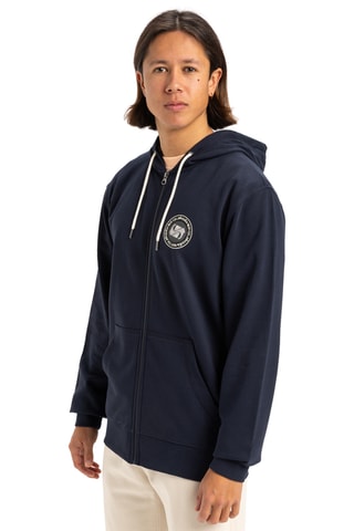 Sweater met Capuchon Circle Black - Marineblauw - Quiksilver