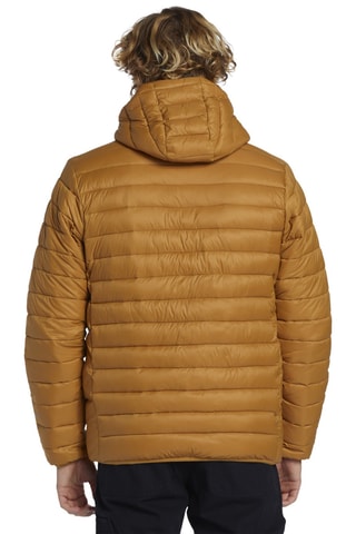 Gewatteerde Jas met Capuchon Scaly 2024 - Lichtbruin - Quiksilver