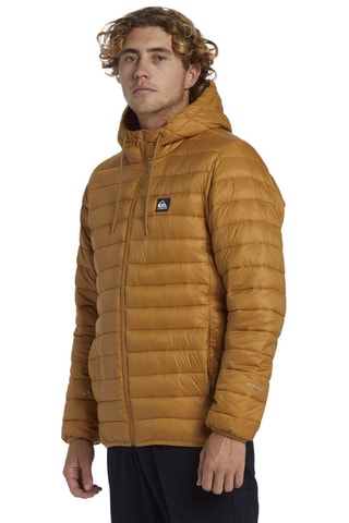 Gewatteerde Jas met Capuchon Scaly 2024 - Lichtbruin - Quiksilver
