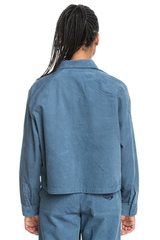Velours Blouse Uni - Petrolblauw - Quiksilver