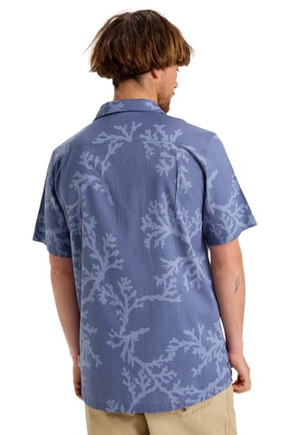 Overhemd regular Beach Club Casual - Marineblauw - Quiksilver