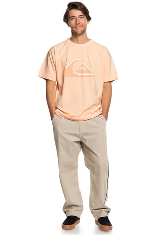 Biologisch Katoenen T-shirt Vintage Logo - Roze - Quiksilver