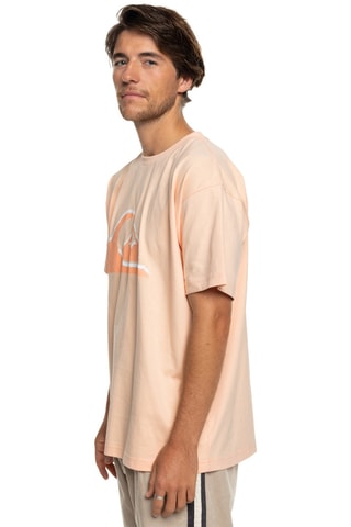 Biologisch Katoenen T-shirt Vintage Logo - Roze - Quiksilver