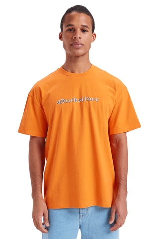 T-shirt oversized Mercury Chrome Oldenglish - Oranje - Quiksilver