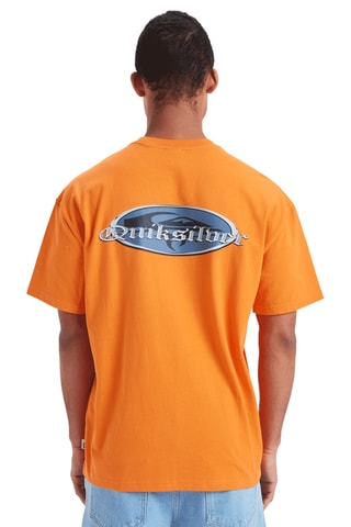 T-shirt oversized Mercury Chrome Oldenglish - Oranje - Quiksilver