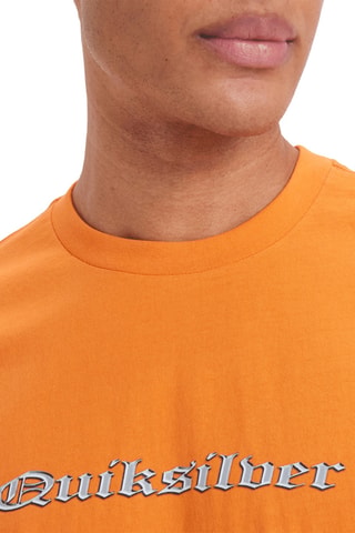 T-shirt oversized Mercury Chrome Oldenglish - Oranje - Quiksilver