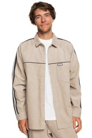 Velours Overhemd - Beige