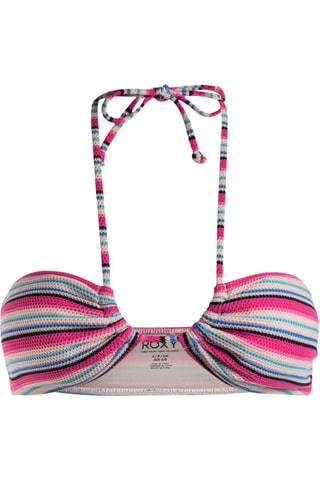 Reggiseno bikini push-up - Fucsia e bianco - Roxy