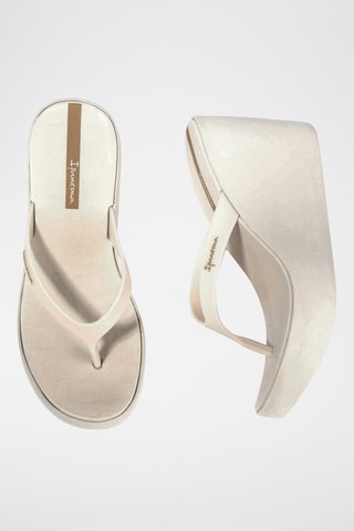 Chanclas compensés Ipanema High Fashion II -  Beige
