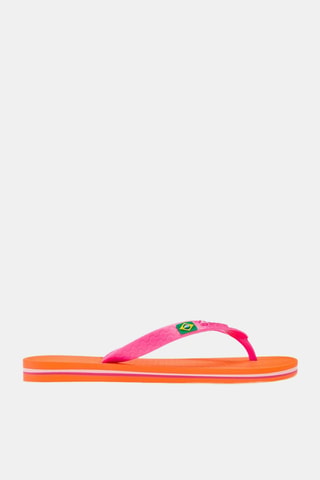 Chanclas Ipanema Clas Brasil II -  Naranja y rosa