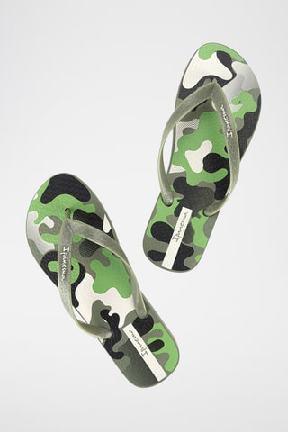 Chanclas Ipanema Tropical II -  Verde claro y beige