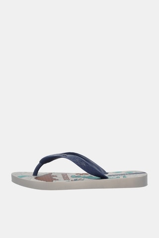 Chanclas Ipanema Temas XV -  Gris claro y azul marino